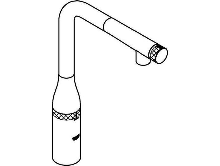Grohe, Küchenarmatur, Küchenarmatur mit Handbrause Essence cool sunrise gebürstet 31615 von Grohe