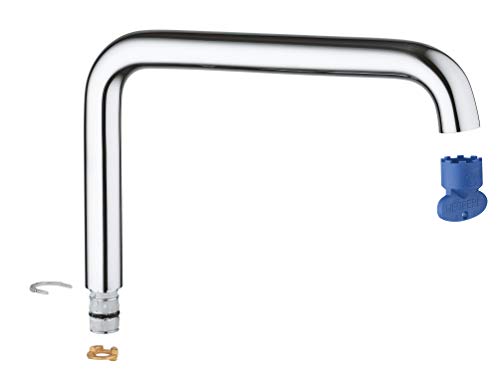 GROHE - L-Auslauf (schwenkbar, langlebige Oberfläche), chrom, 13376000 von Grohe