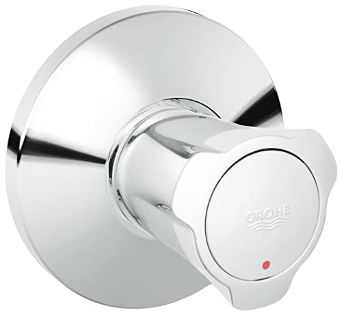 GROHE Costa, Unterputz Ventil Oberbau rot (für UP-Ventile 1/2", 3/4", 1", Einbautiefe stufenlos einstellbar 20-80mm, Metallgriff, mit Schubrosette, wärmeisoliert), chrom, 19809001 GROHE Costa, Unterputz Ventil Oberbau rot (für UP-Ventile 1/2", 3/4", 1", Einbautiefe stufenlos einstellbar 20-80mm, Metallgriff, mit Schubrosette, wärmeisoliert), chrom, 19809001 von GROHE