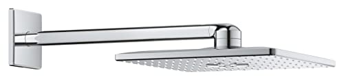 GROHE Rainshower SmartActive 310 Cube, Kopfbrause mit 2 Strahlarten (Duschkopf für die Wandmontage, Antikalk-System, langlebige Oberfläche), chrom, 26479000 GROHE Rainshower SmartActive 310 Cube, Kopfbrause mit 2 Strahlarten (Duschkopf für die Wandmontage, Antikalk-System, langlebige Oberfläche), chrom, 26479000 von GROHE