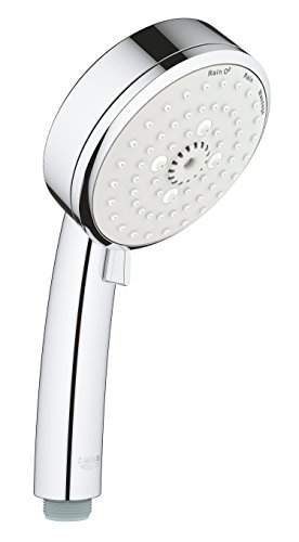 GROHE Tempesta Cosmopolitan - 100 Handbrause (3 Strahlarten, Antikalk-System, langlebige Oberfläche), chrom, 27572002 von Grohe