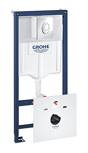 GROHE Rapid SL - WC Set 4 in 1 (1,13 m, Skate Air Betätigung, mit WC- Schallschutzset, Spülkasten GD 2, 6-9l), 38750001 von Grohe