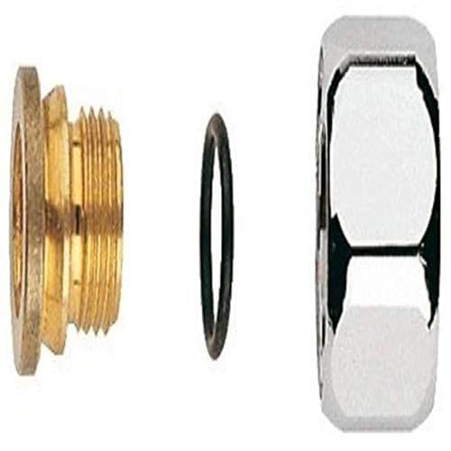 GROHE Anschlußverschraubung, 1/2" (Original Ersatzteil, Langlebig, Robust, Herstellergarantie: 5 Jahre, Passgenau), Chrom, 45044000 GROHE Anschlußverschraubung, 1/2" (Original Ersatzteil, Langlebig, Robust, Herstellergarantie: 5 Jahre, Passgenau), Chrom, 45044000 von GROHE