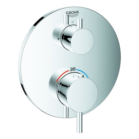 Grohe Atrio Thermostat-Brausebatterie, 1 Verbraucher, Farbe: warm sunset von Grohe