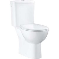 Bau Ceramic - Set - Stand-WC-Kombination mit Spülkasten + WC-Sitz SoftClose, Alpinweiß 39347000 - Grohe von Grohe