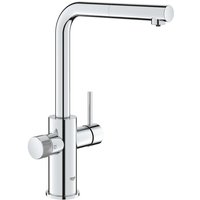 Blue Pure - Spültischarmatur Minta mit Filterfunktion und ausziehbarer Brause, Chrom 30601000 - Grohe von Grohe