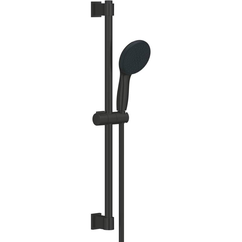 Grohe Brausegarnitur Vitalio Start 110 Schwarz matt mit 2 Strahlarten Quickfix von Grohe