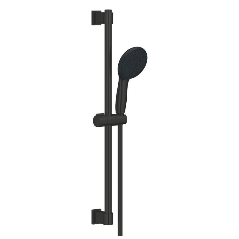 Grohe Brausestangen-Set 'Vitalio Start 110' matt schwarz 2 Strahlarten von Grohe