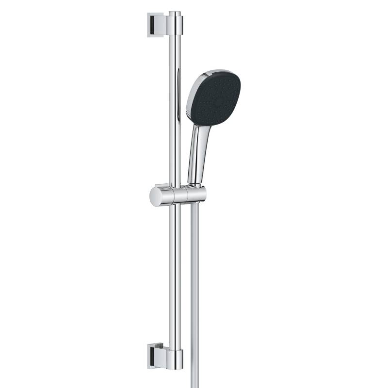 Grohe Brausestangenset 'Vitalio Comfort 110' chromfarben eckig 3 Strahlarten, 60 cm von Grohe