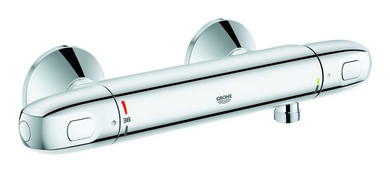 Grohe Brausethermostat Grohtherm 1000 Thermostat-Brausebatterie mit S-Anschlüssen - Chrom Grohe Brausethermostat Grohtherm 1000 Thermostat-Brausebatterie mit S-Anschlüssen - Chrom von Grohe