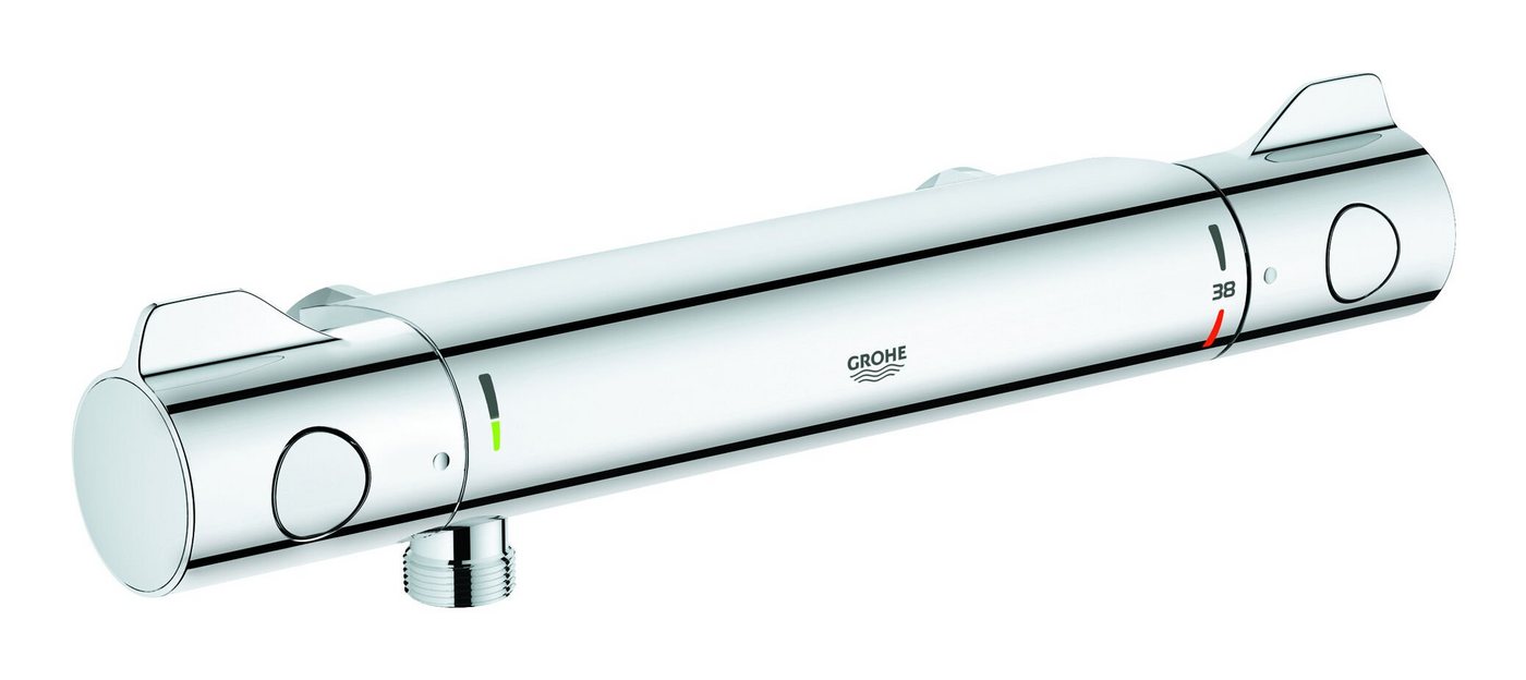 Grohe Brausethermostat Grohtherm 800 Thermostat-Brausebatterie ohne Anschlüsse - Chrom von Grohe