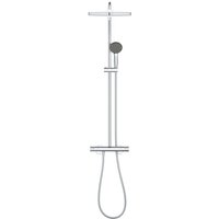 Xxl Cube 250 Thermostat-Duschsäule + 2-strahlige Handbrause, Chrom (26696022) - Grohe von Grohe