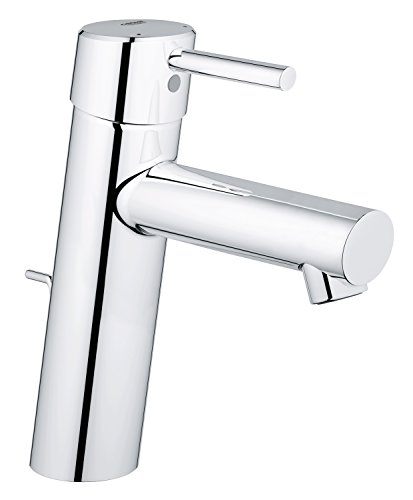 GROHE Concetto - Einhand-Waschtischarmatur (wassersparend, mit Temperaturbegrenzer, Einlochmontage), chrom, 23450001 von GROHE