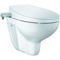 Grohe Dusch-WC Aufsatz Bau Keramik 2-in-1 Set, Sitz mit Deckel, alpinweiß von Grohe