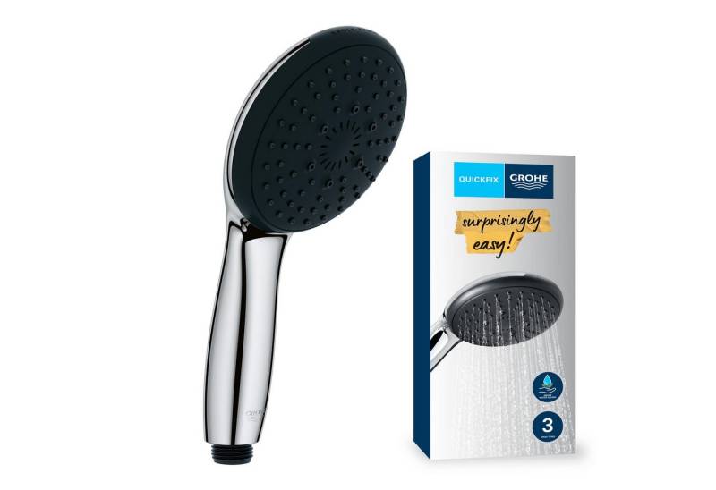Grohe Duschbrause Vitalio Start 110 Handbrause, Quickfix, chrom (26031001) von Grohe
