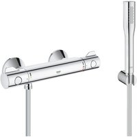 Duschset Thermostatmischer Grohtherm 800 + Stabhandbrause 1 Strahl Euphoria Cosmopolitan, Chrom (34558000-Euphoria) - Grohe von Grohe