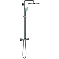 Grohe Duschsystem Euphoria 310 m AP-Thermostat, Wandmontage, hard graphite von Grohe