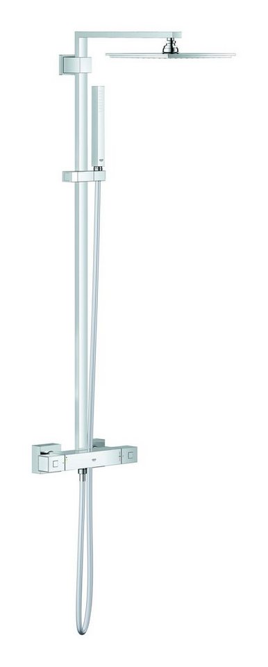 Grohe Duschsystem Euphoria Cube XXL System, 1 Strahlart(en), Euphoria Cube 230 mit Thermostatbatterie - Chrom von Grohe