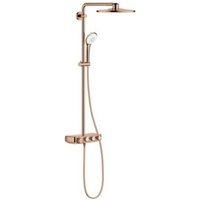 Grohe Duschsystem Euphoria SmartC 310 Duo w suns, m AP-Thermostat, Arm 45cm schwenkbar von Grohe