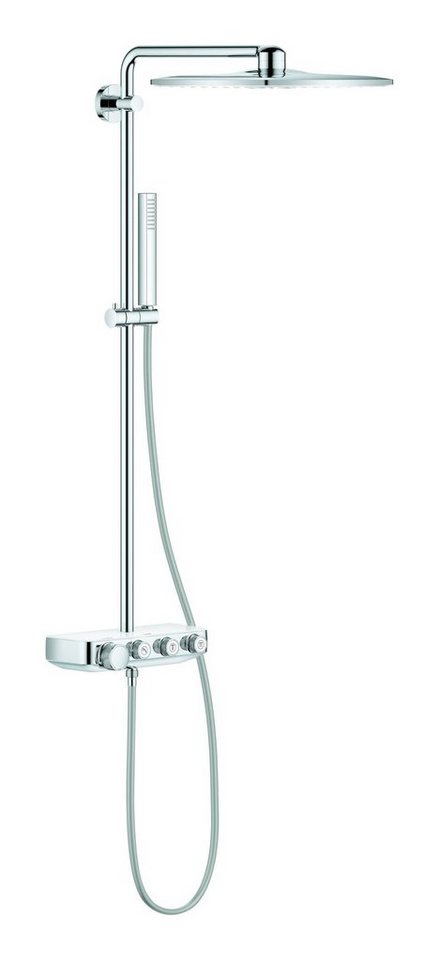 Grohe Duschsystem Euphoria Smartcontrol Cube, Höhe 110.4 cm, Duo 310 mit Thermostatbatterie - / Chrom von Grohe