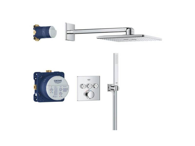 Grohe Duschsystem Precision Smartcontrol Duschsystem, Quickfix, UP, chrom (34875000) von Grohe