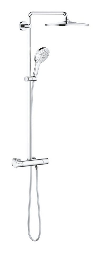Grohe Duschsystem Rainshower SmartActive 310, Höhe 111.8 cm, Mit Thermostatbatterie Rund mit Mono Kopfbrause Grohe Duschsystem Rainshower SmartActive 310, Höhe 111.8 cm, Mit Thermostatbatterie Rund mit Mono Kopfbrause von Grohe