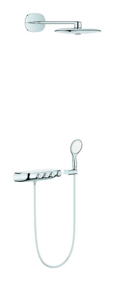 Grohe Duschsystem Rainshower System Smartcontrol, 2 Strahlart(en), Rainshower SmartControl Duo 360 m. Thermostatbatterie Ausladung 450 mm von Grohe