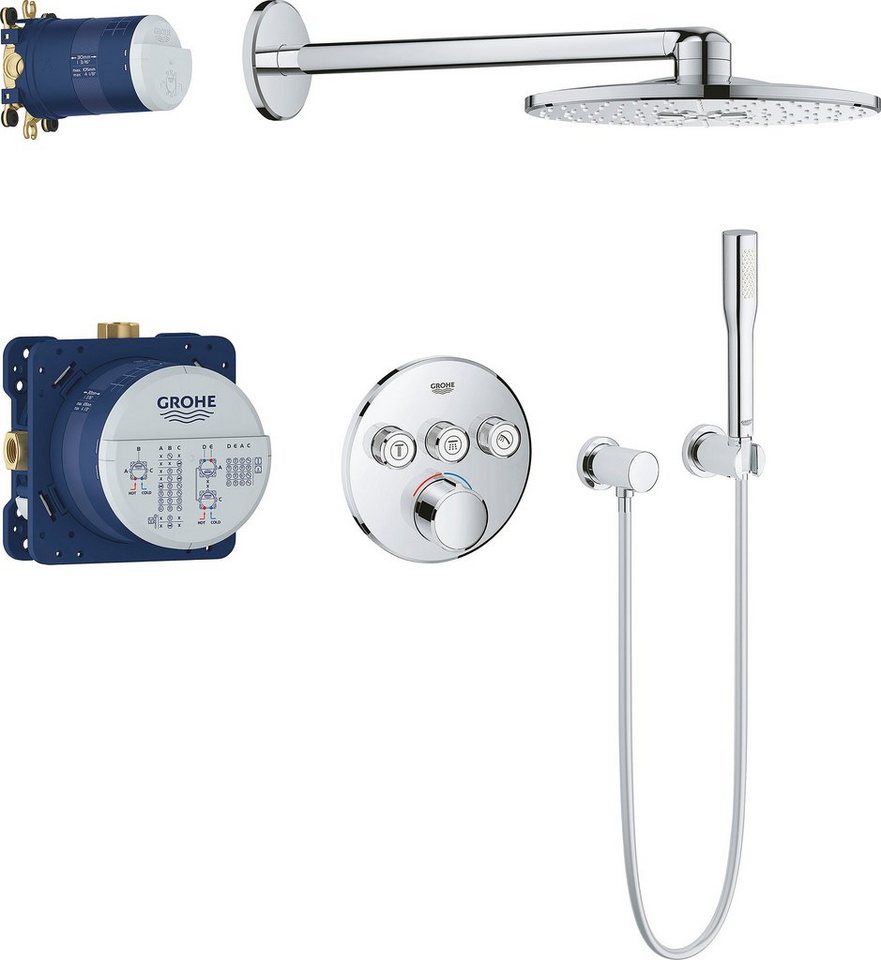 Grohe Duschsystem Smart Control, 1 Strahlart(en), Packung, mit langlebieger und scheinender Oberfläche von Grohe
