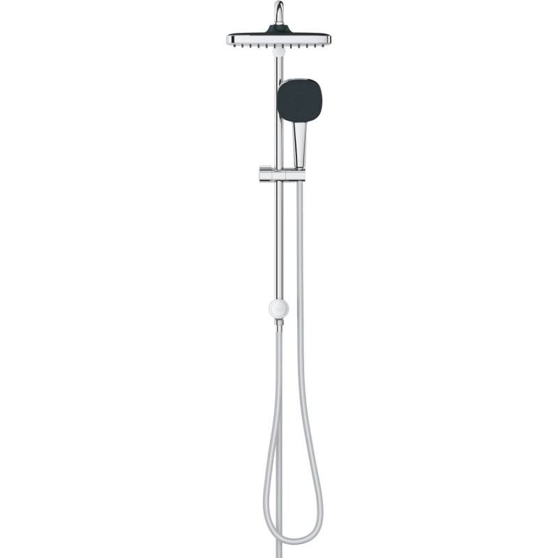 Grohe Brausegarnitur Vitalio Comfort 250 Flex Chrom Eckig Kopf- & Handbrause von Grohe