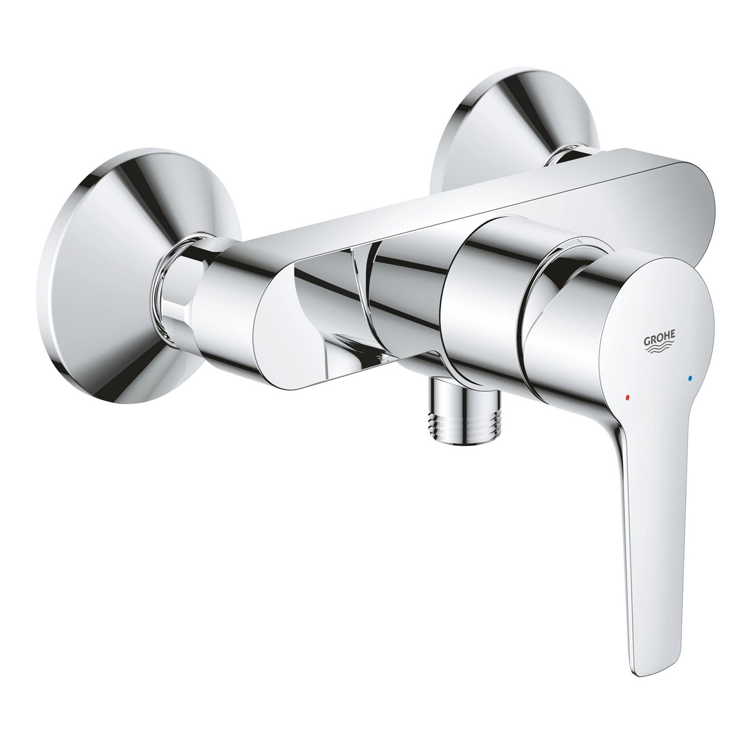 Grohe QuickFix Einhebel-Duscharmatur Start Alira Chrom Wandmontage von Grohe QuickFix