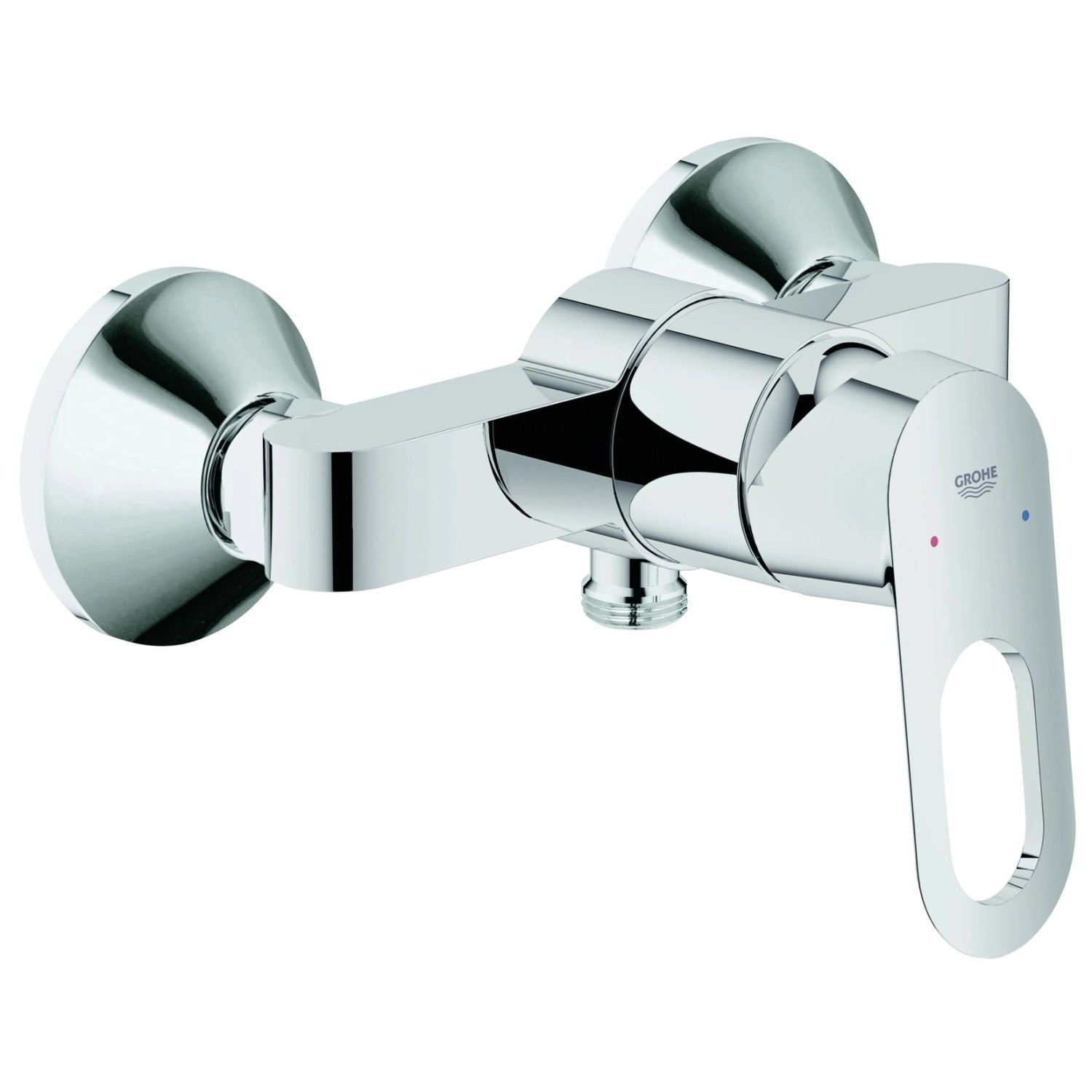 Grohe QuickFix Einhebelmischer-Brausearmatur Loop Chrom von Grohe QuickFix