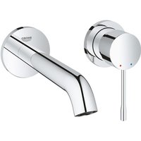 Grohe - Essence 2-Loch-Waschtisch-Wandbatterie Ausladung 183mm, Chrom, Professional Edition, Fertigmontageset Grohe - Essence 2-Loch-Waschtisch-Wandbatterie Ausladung 183mm, Chrom, Professional Edition, Fertigmontageset von Grohe