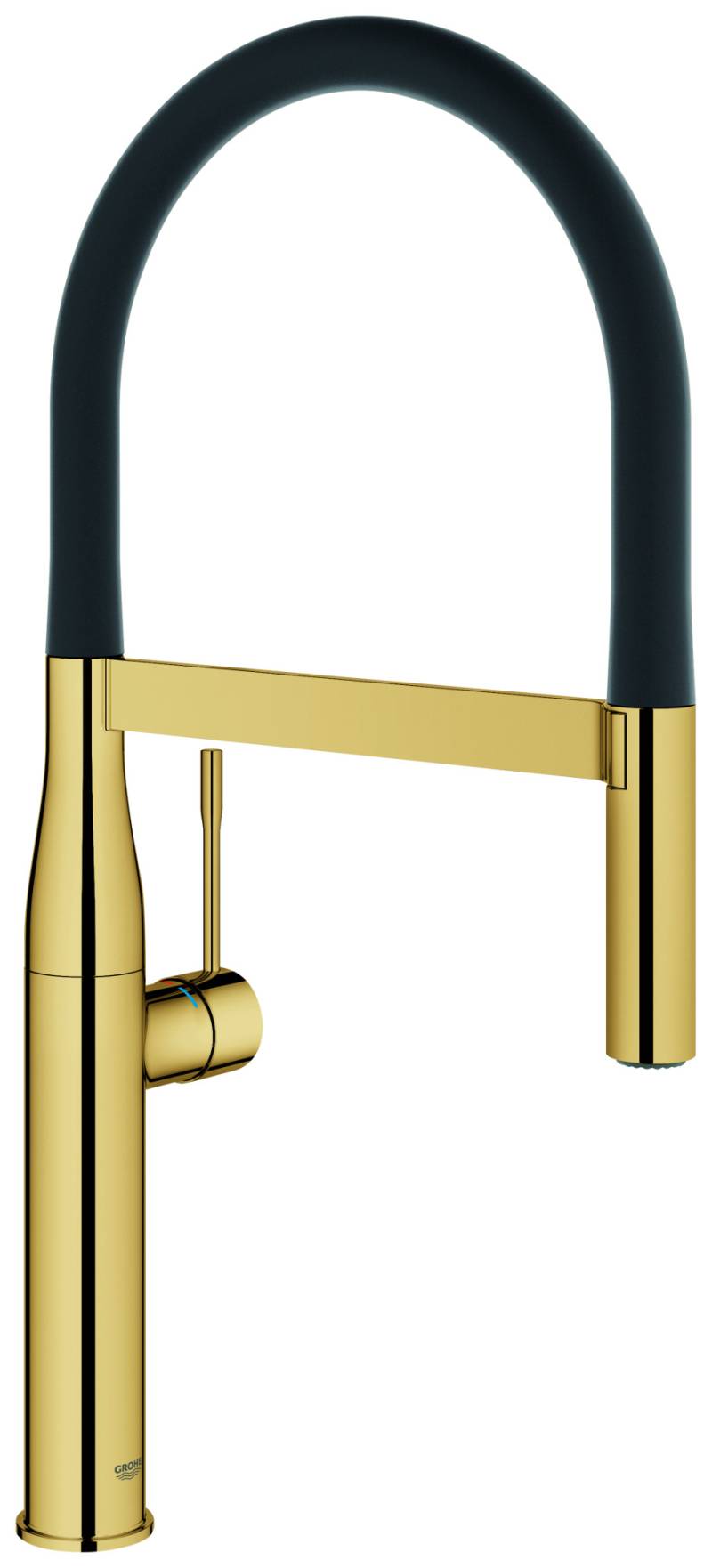 Grohe Essence Einhand-Spültischbatterie, DN 15, Santopren-Schlauch, SpeedClean Profibrause, 30294GL0 von Grohe