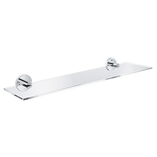 GROHE Essentials - Glasablage (Material: Glas/Metall, 530 mm (Bohrabstand 380 mm), verdeckte Befestigung), chrom, 40799001 GROHE Essentials - Glasablage (Material: Glas/Metall, 530 mm (Bohrabstand 380 mm), verdeckte Befestigung), chrom, 40799001 von GROHE