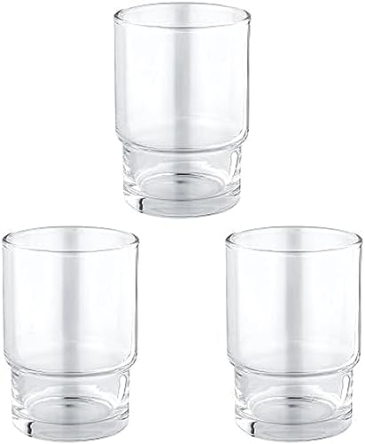 Grohe Essentials | Badaccessoires - Kristallglas | 40372001, 3er Pack Grohe Essentials | Badaccessoires - Kristallglas | 40372001, 3er Pack von GROHE