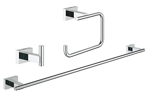 Grohe Essentials Cube Bad Set 3-in-1, chrom (40777001) von Grohe