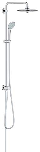 GROHE Vitalio Joy 260, Duschset ohne Armatur, wassersparend, 8l pro Min (Regendusche für vorhandene Armaturen, Kopfbrause mit 3 Strahlarten, Duschstange 74cm, Duschsystem), chrom, 27421002 GROHE Vitalio Joy 260, Duschset ohne Armatur, wassersparend, 8l pro Min (Regendusche für vorhandene Armaturen, Kopfbrause mit 3 Strahlarten, Duschstange 74cm, Duschsystem), chrom, 27421002 von GROHE