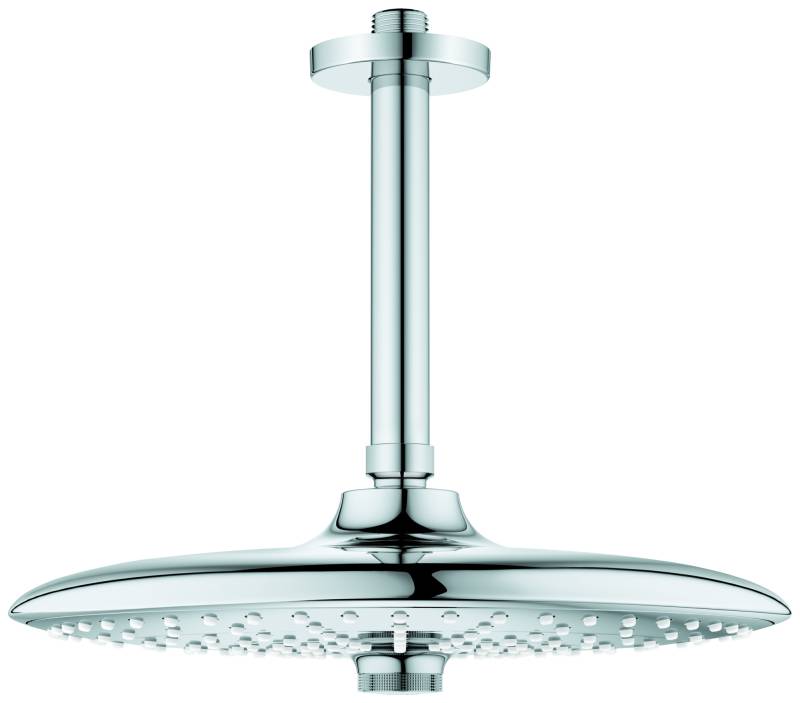 Grohe Euphoria 260 Kopfbrauseset Deckenauslass 142 mm, 3 Strahlarten, 26460000 von Grohe