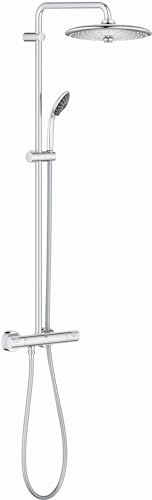 Grohe Euphoria System 260 Duschsystem mit Thermostatbatterie für die Wandmontage Chrom | Duscharmatur-Set Duschset von GROHE