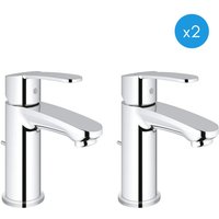 Grohe Eurostyle Cosmopolitan - 2er-Set Einhandmischer 1/2' Waschbecken Größe S (23037002-DUO) von Grohe