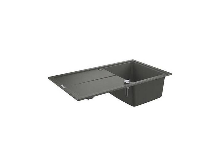 Grohe Granitspüle Einbauspüle K400 50-C 86/50 1.0, rev, granit grau, 0/0 cm, grau, granit grau von Grohe