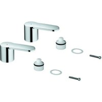 Grohe Griffpaar 48309 Mark. blau/rot für Eurostyle C 3-Loch WT-Batterie chrom Grohe Griffpaar 48309 Mark. blau/rot für Eurostyle C 3-Loch WT-Batterie chrom von Grohe