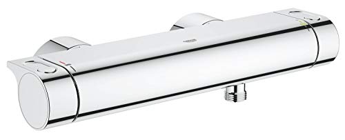GROHE Grohtherm 2000 - Thermostat- Brausebatterie (wassersparend, Verbrühschutz, Sicherheitssperre bei 38°C, eigensicher gegen Rückfließen), chrom, 34169001 GROHE Grohtherm 2000 - Thermostat- Brausebatterie (wassersparend, Verbrühschutz, Sicherheitssperre bei 38°C, eigensicher gegen Rückfließen), chrom, 34169001 von GROHE