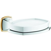 Grohe Halter Grandera mit Keramik-Seifenschale, chrom/gold Grohe Halter Grandera mit Keramik-Seifenschale, chrom/gold von Grohe