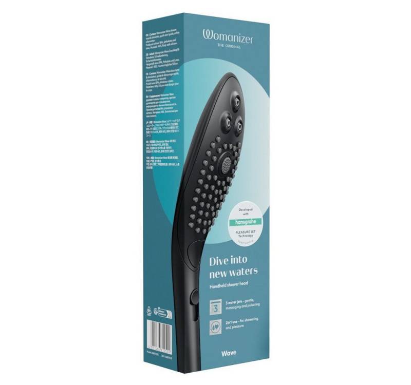 Grohe Handbrause Handbrause Womanizer Wave schwarz wassersparend von Grohe