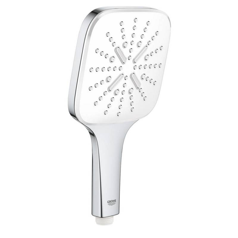Grohe Handbrause 'Vitalio SmartActive 130 Cube' chromfarben 3 Strahlarten von Grohe