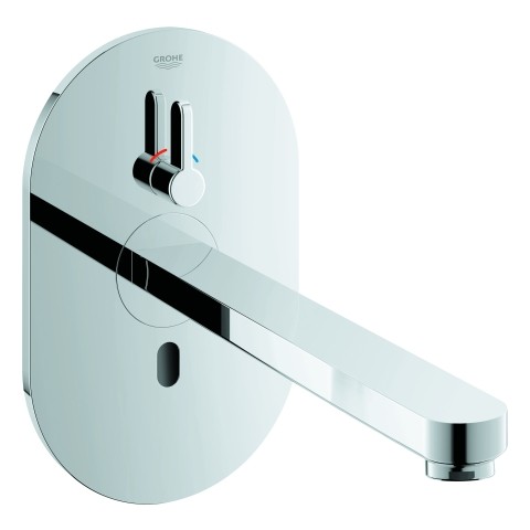 Grohe Infrarot-Elektronikarmatur für Waschtisch Eurosmart CE 36376 FMS mit Mischung 230 V chrom, 363 36376000 von Grohe