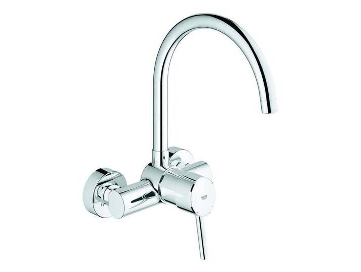 Grohe Küchenarmatur Concetto Einhand-Spültischbatterie Wandmontage hoher Auslauf - Chrom von Grohe