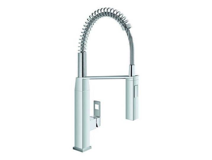 Grohe Küchenarmatur Eurocube Einhand-Spültischbatterie mit Profibrause - Chrom von Grohe