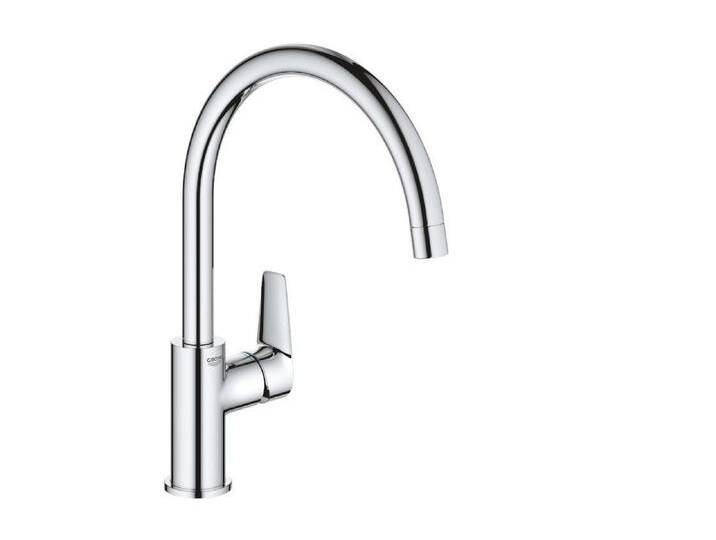 Grohe Küchenarmatur GROHE Start Edge Einhebelmischer, chrom (30529001), silberfarben von Grohe